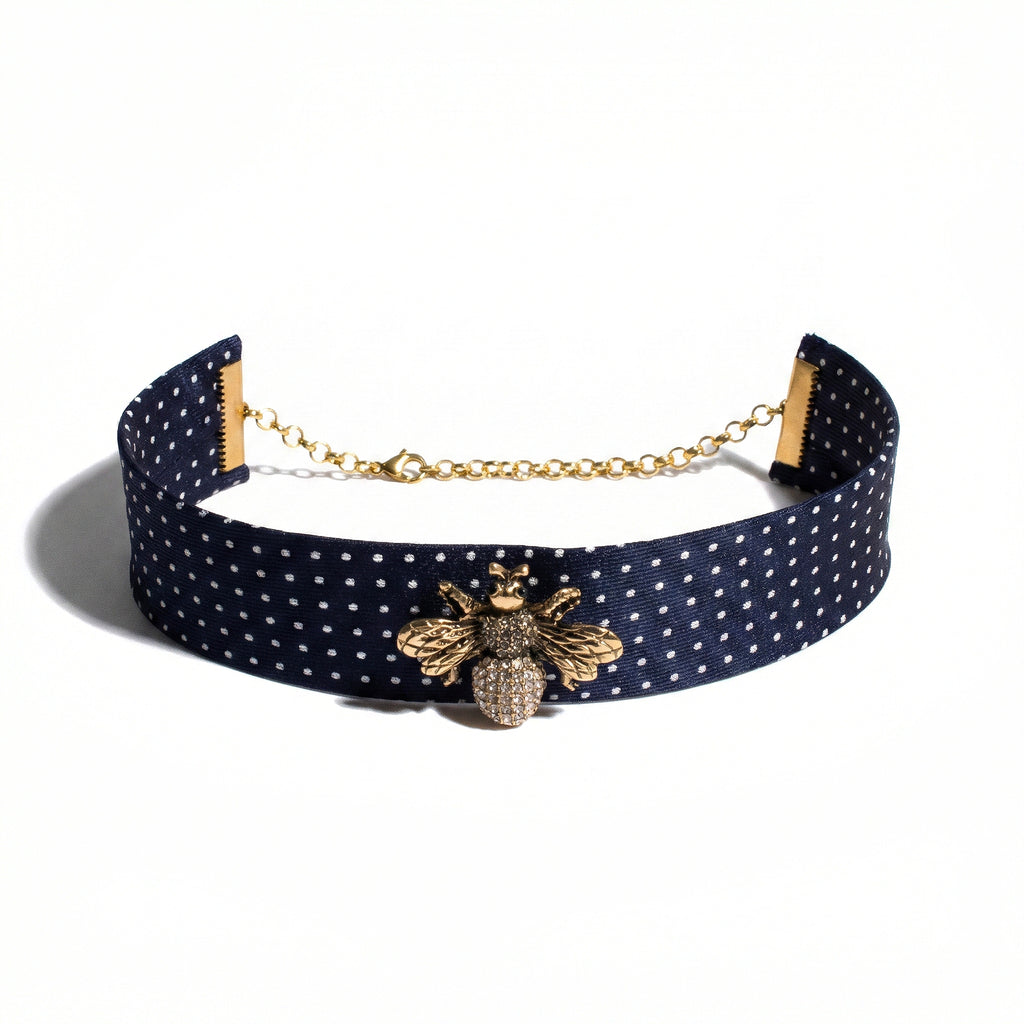 CHOCKER - BLUE BEE