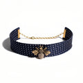 CHOKER - BLUE BEE