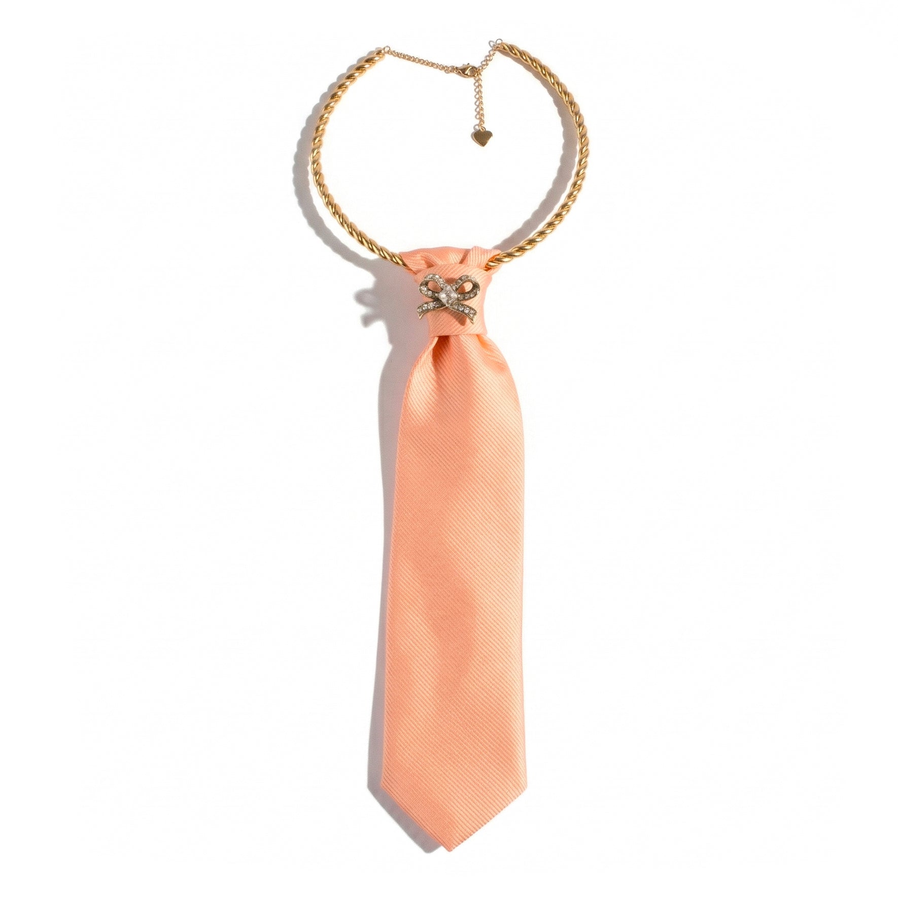 METAL CHOCKER - CORAL GOLD