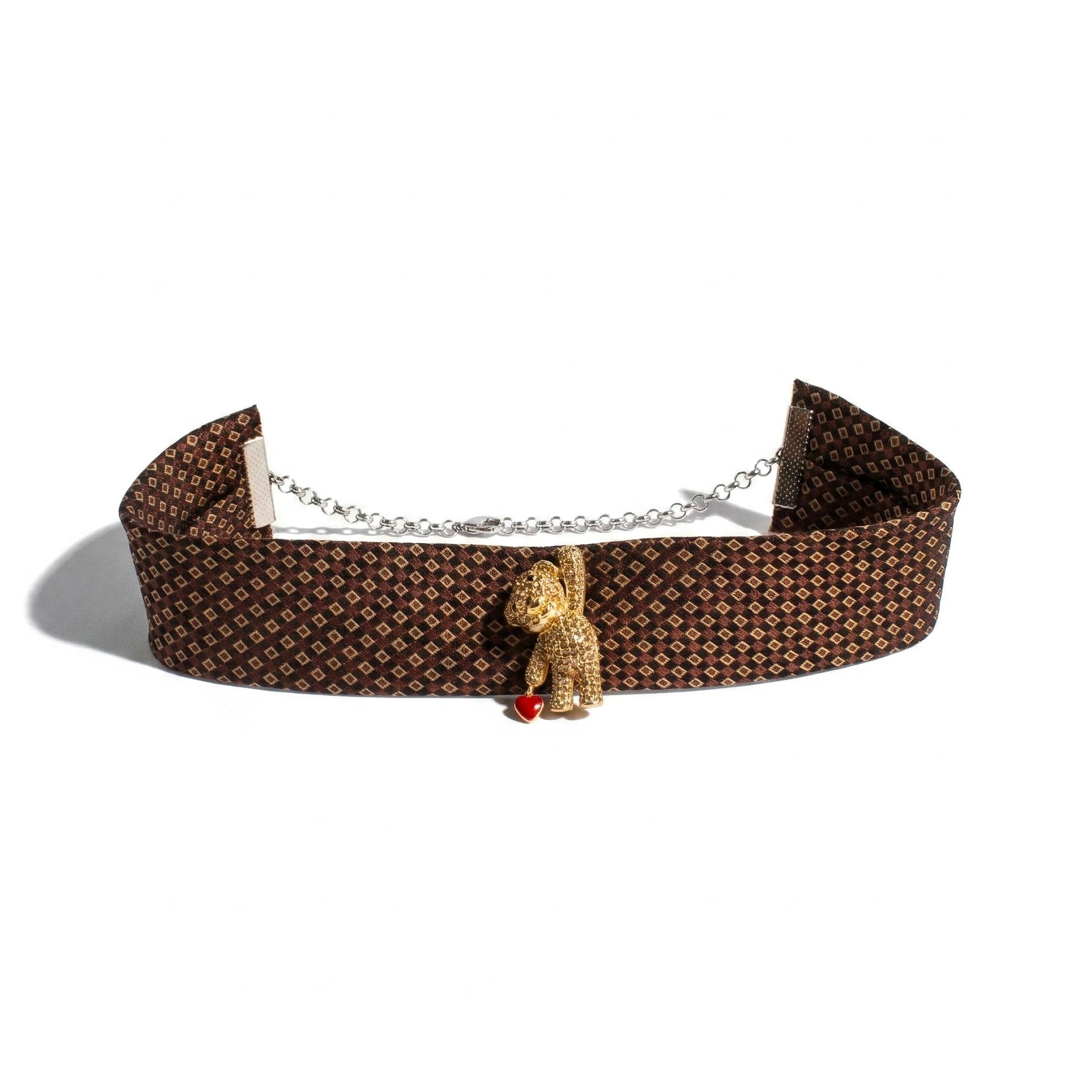 CHOCKER - GOLD BEAR