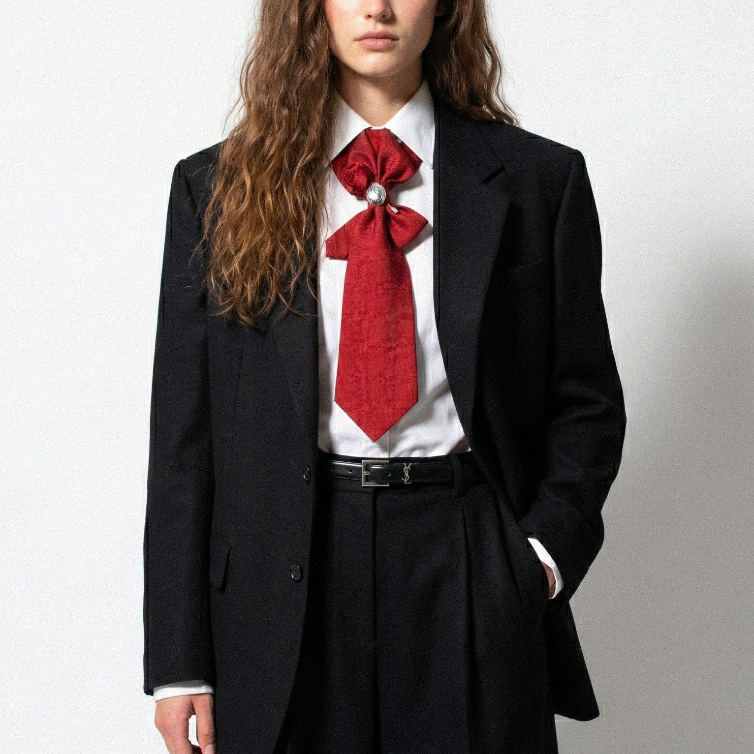 BLUEBELL TIE - TORI SILVER