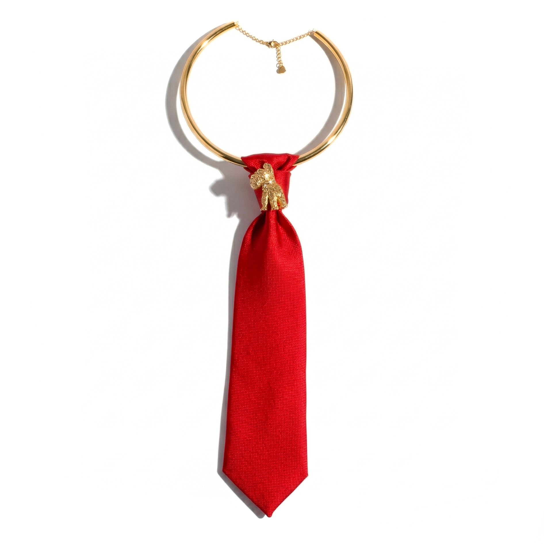 METAL CHOCKER - GOLD TEDDY