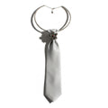 METAL CHOKER - FLORA SILVER