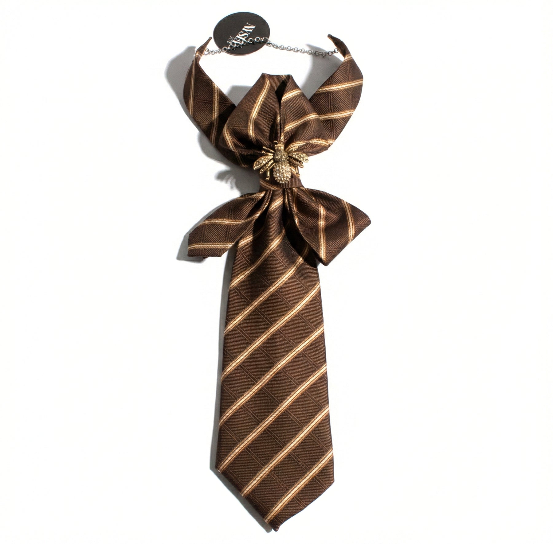 BLUEBELL TIE - BROWN BEE