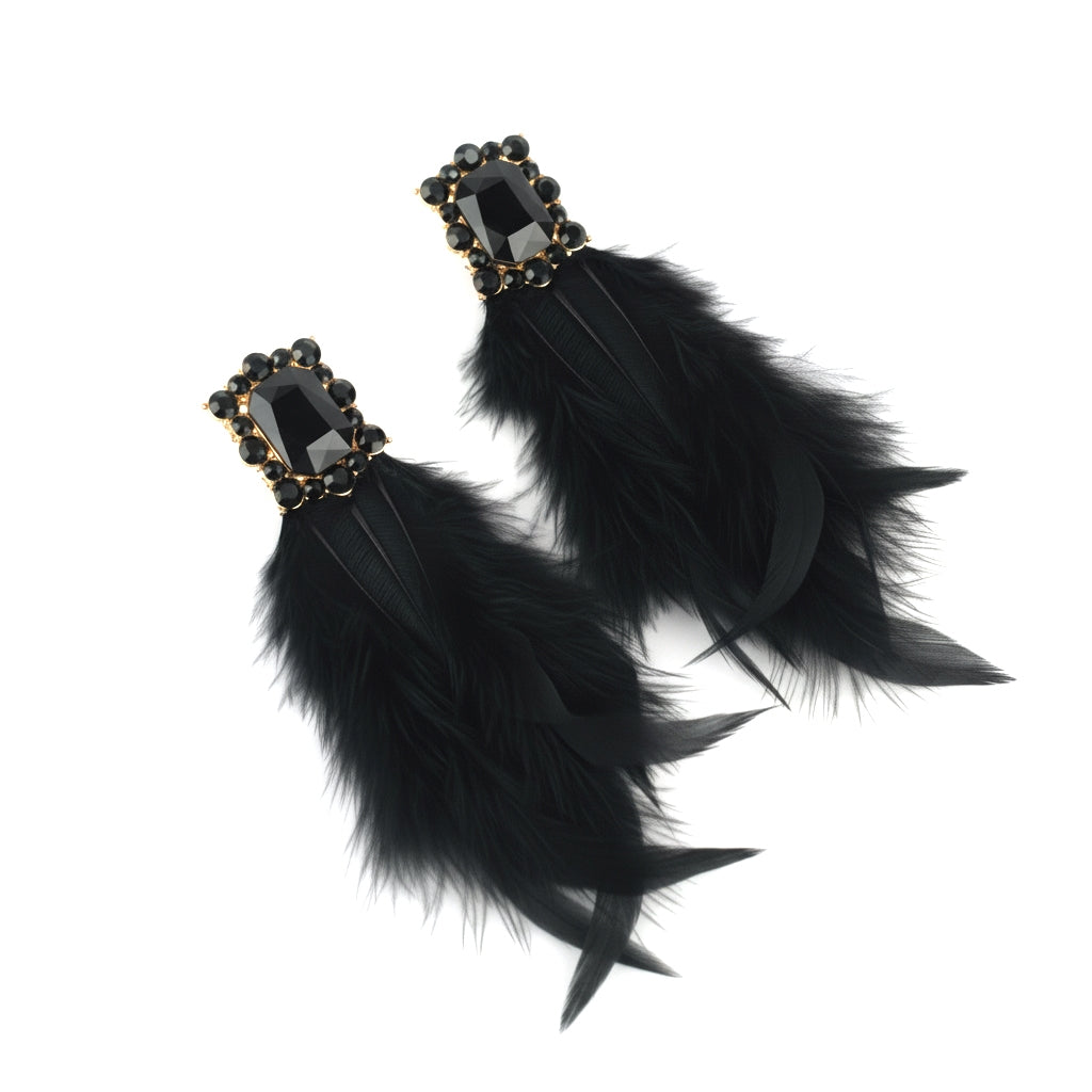 ORECCHINI BLACK SWAN