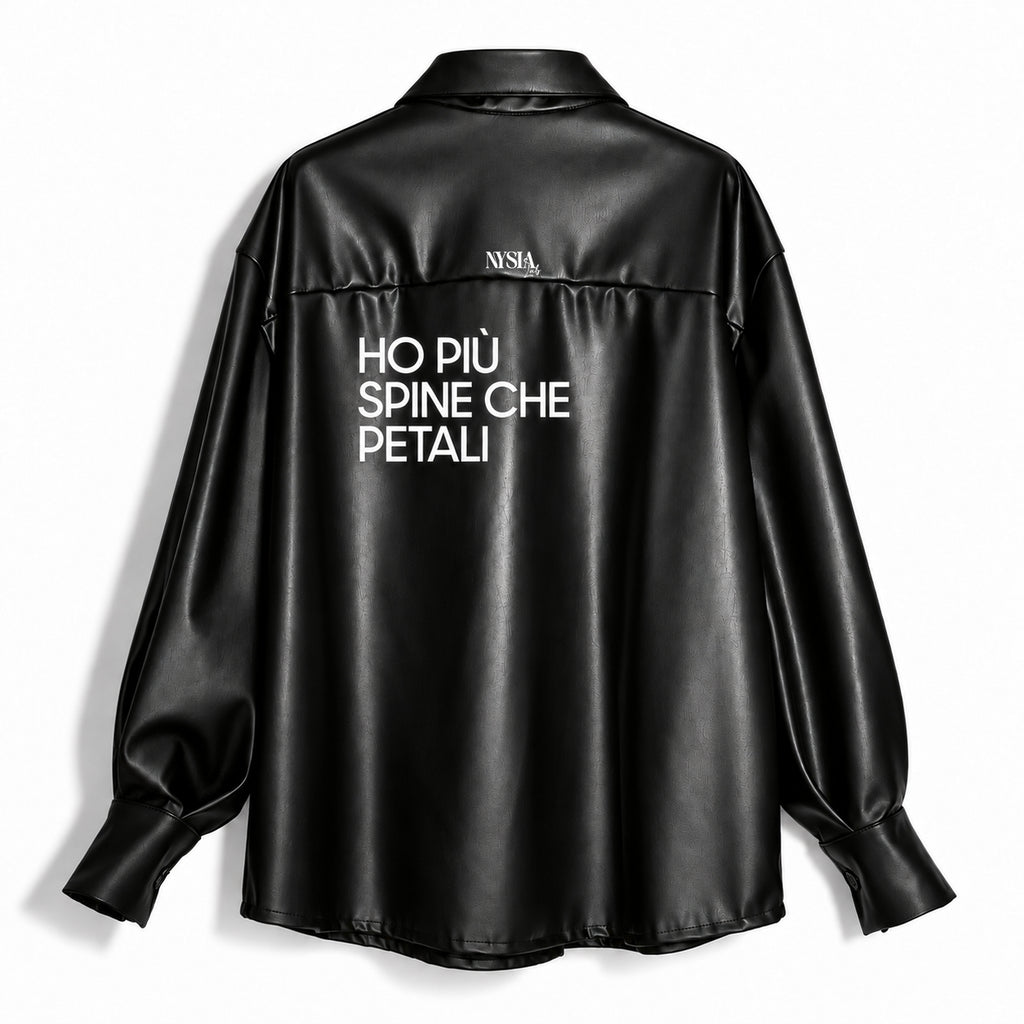 CAMICIA ECOPELLE - PETALI E SPINE