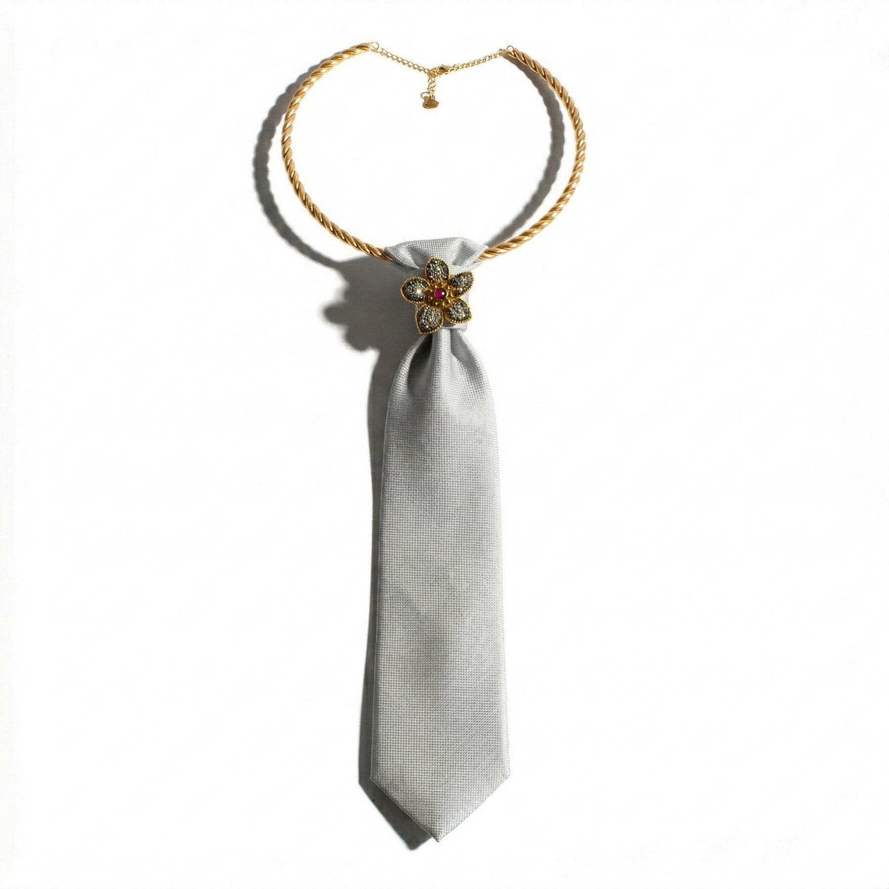 METAL CHOCKER - FLORA GOLD