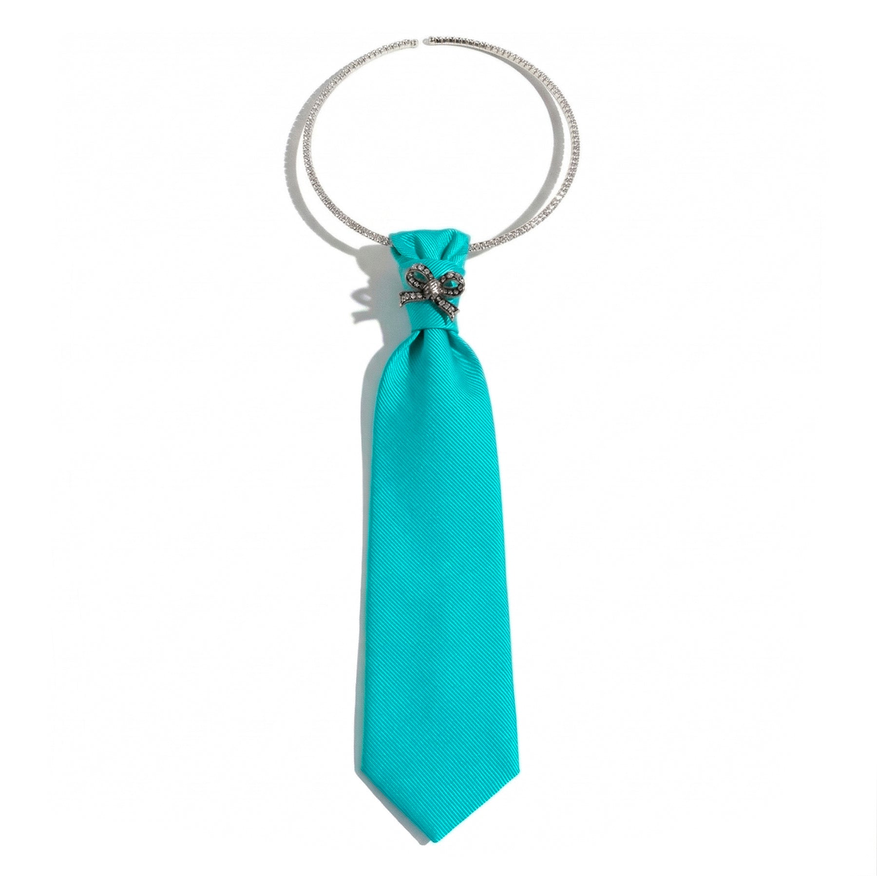 METAL CHOCKER - TIFFANY SILVER