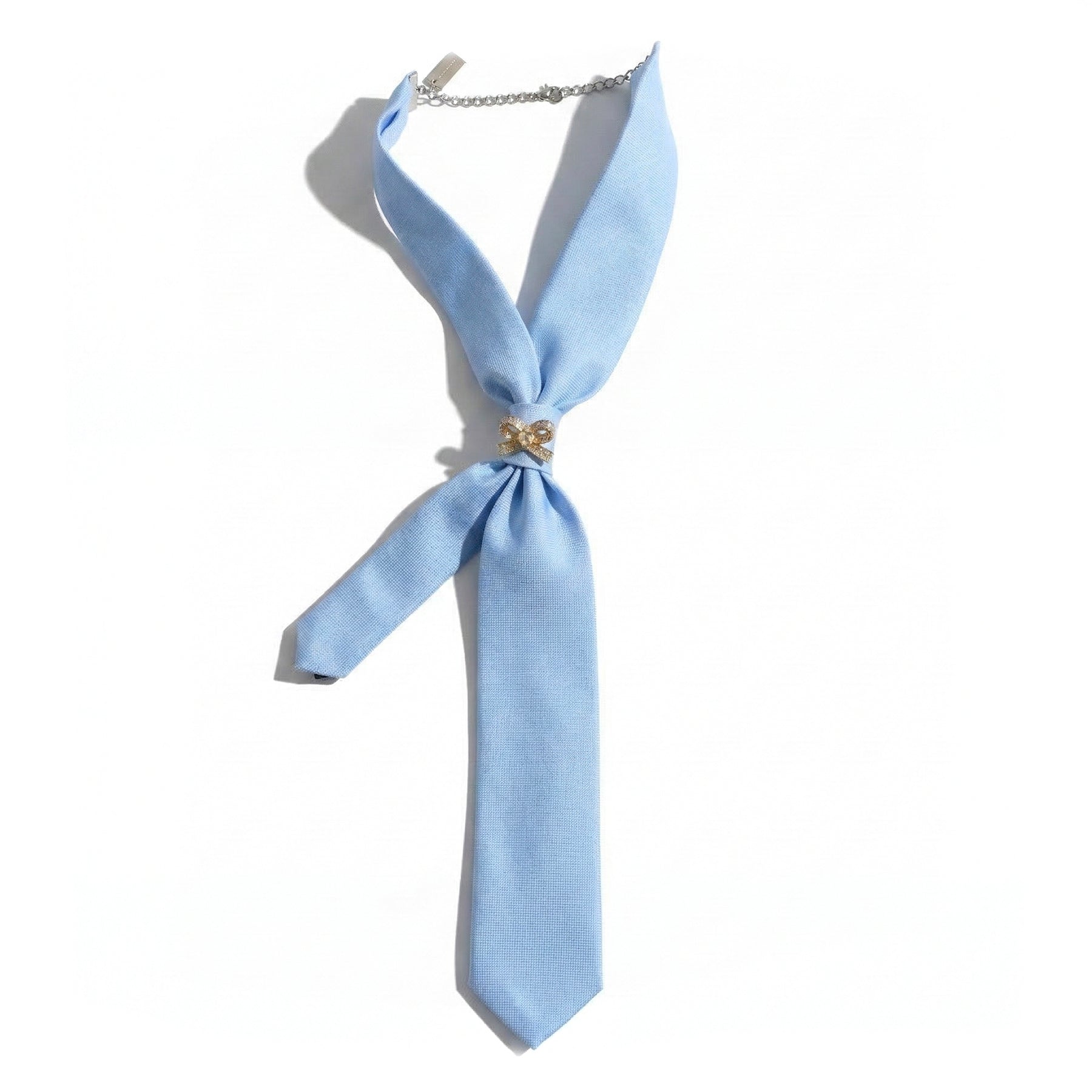 FOULARD TIE - GOLD BOW