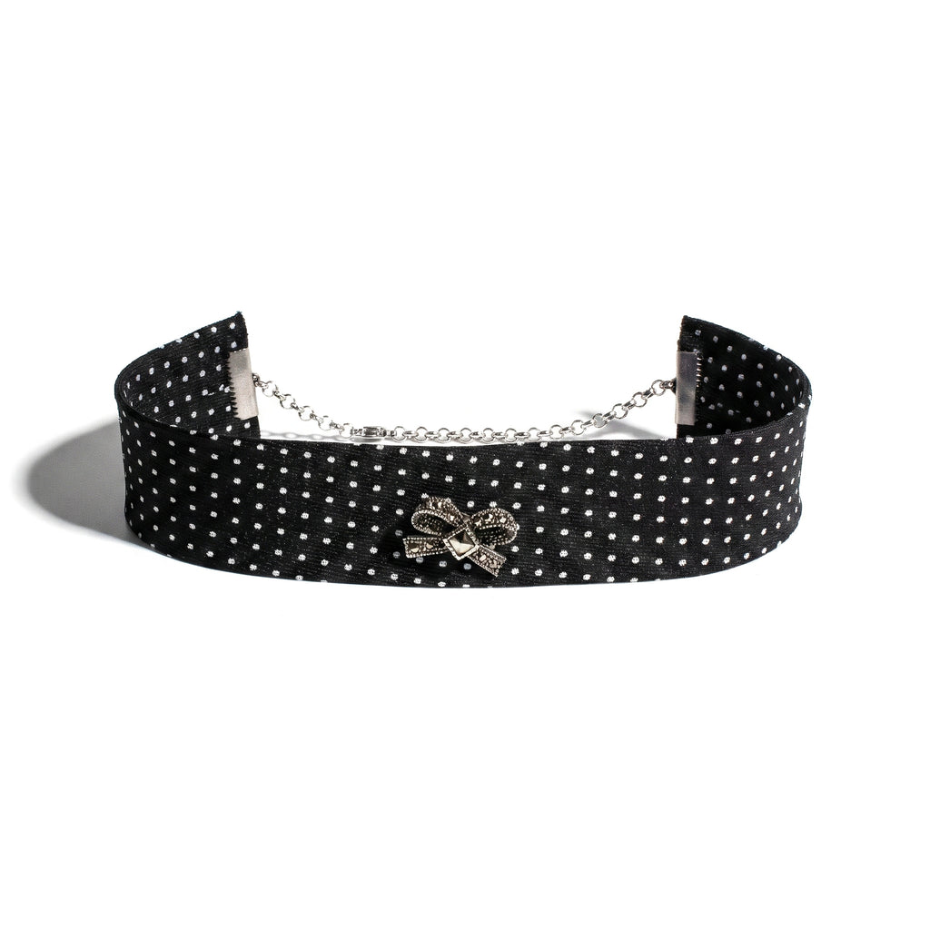 CHOCKER - BLACK BOW