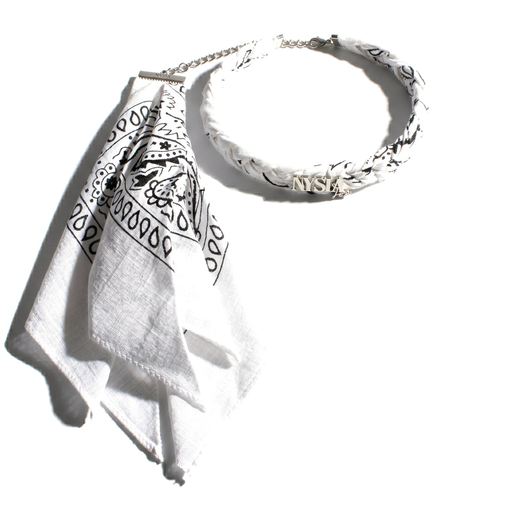 BANDANA CHOCKER - WHITE