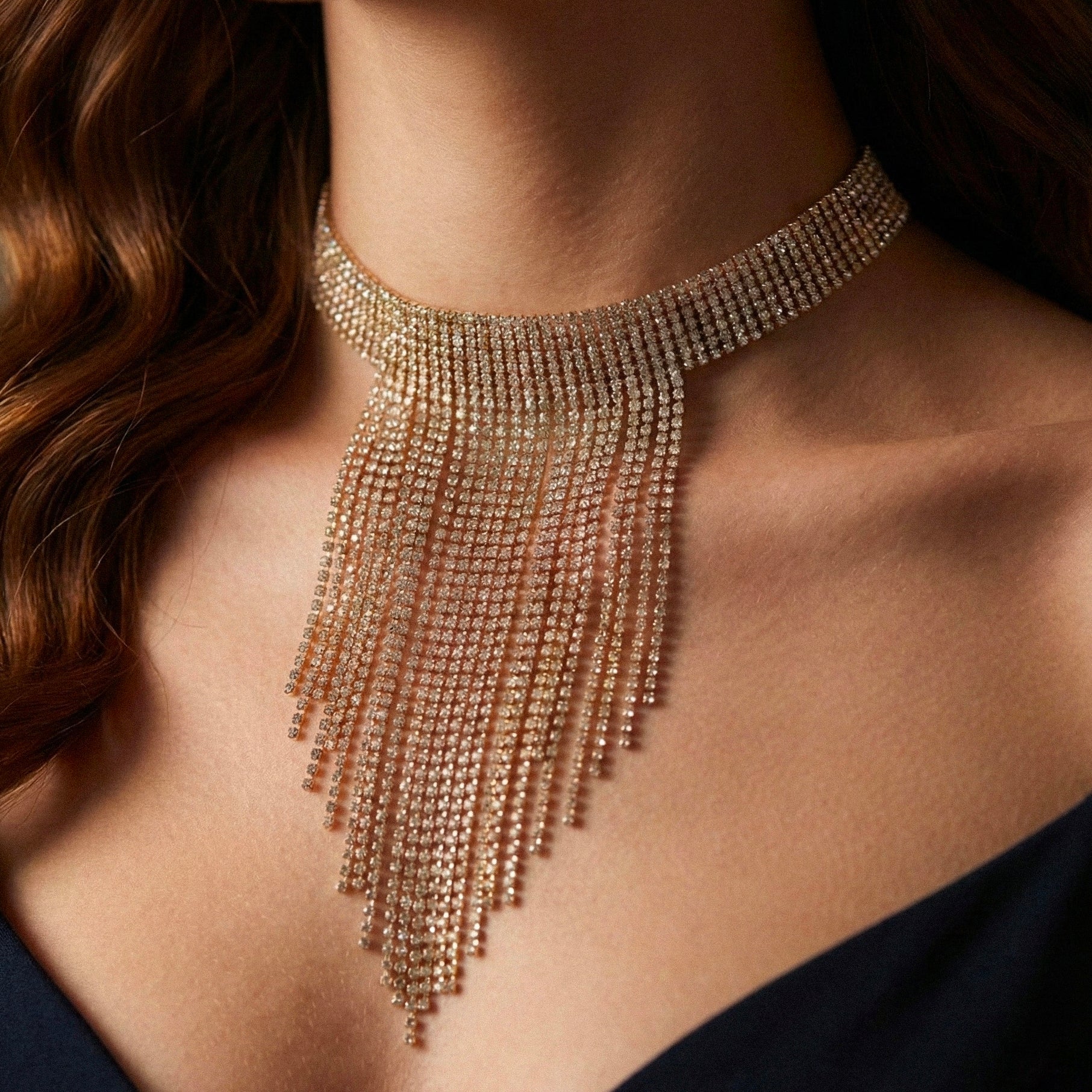 COLLANA FRINGE GOLD
