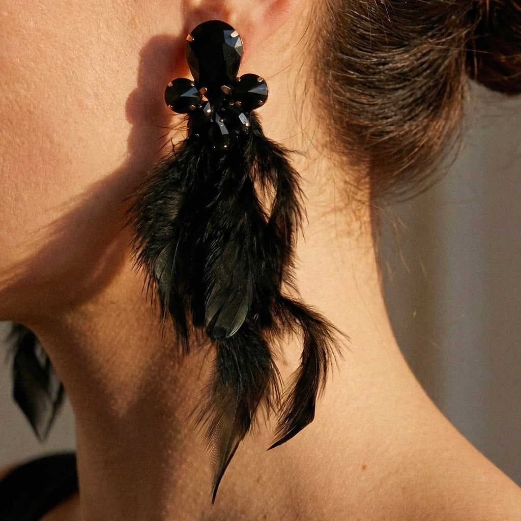 ORECCHINI BLACK DOLL