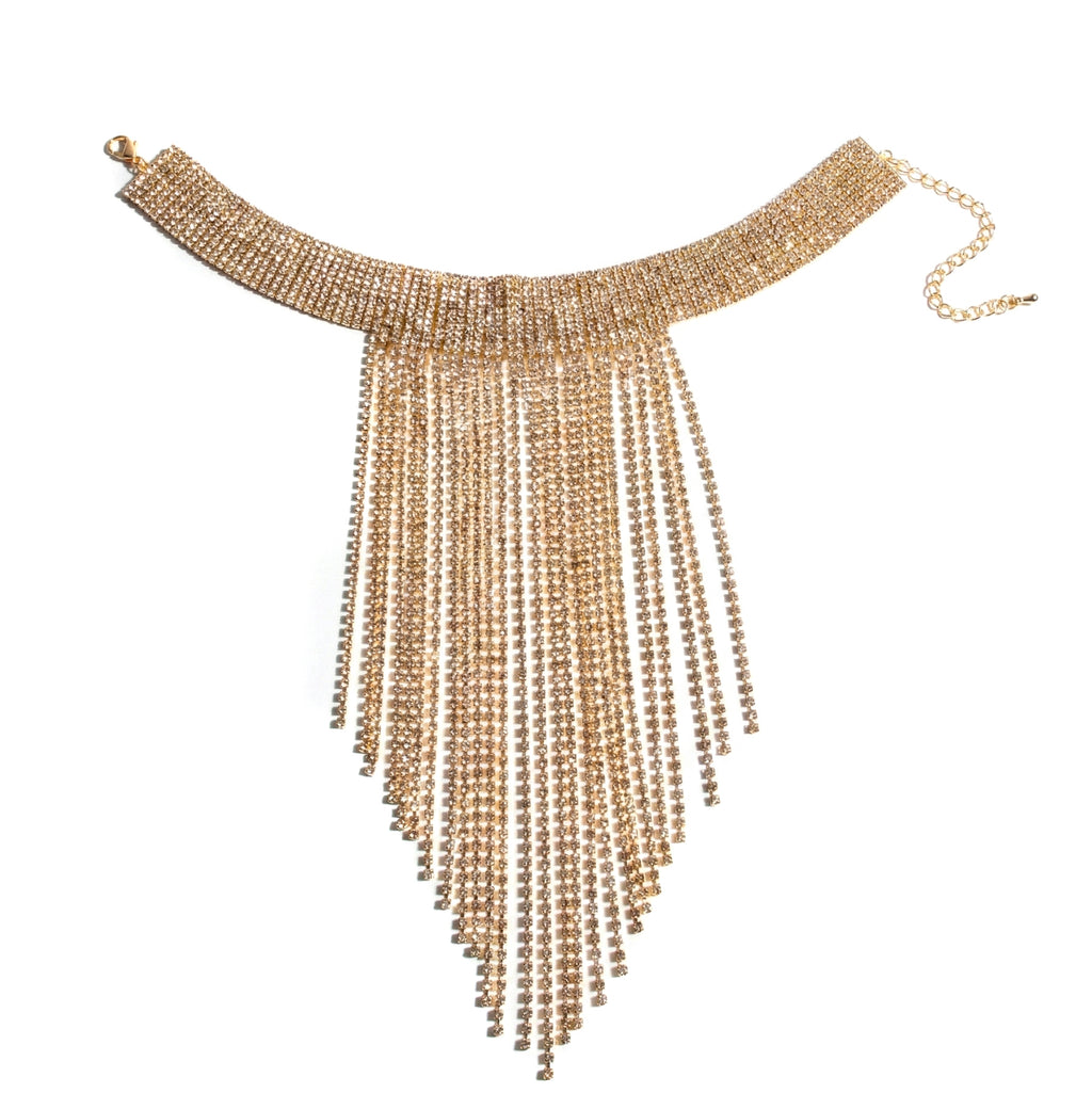 COLLANA FRINGE GOLD