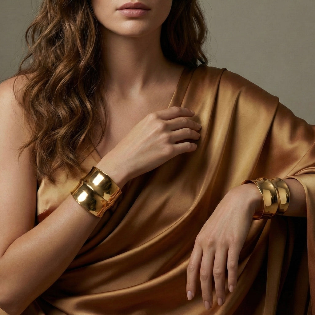 BRACCIALE ASYMMETRIC GOLD