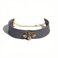 CHOKER - GREY BEE