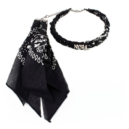 BANDANA CHOCKER - BLACK