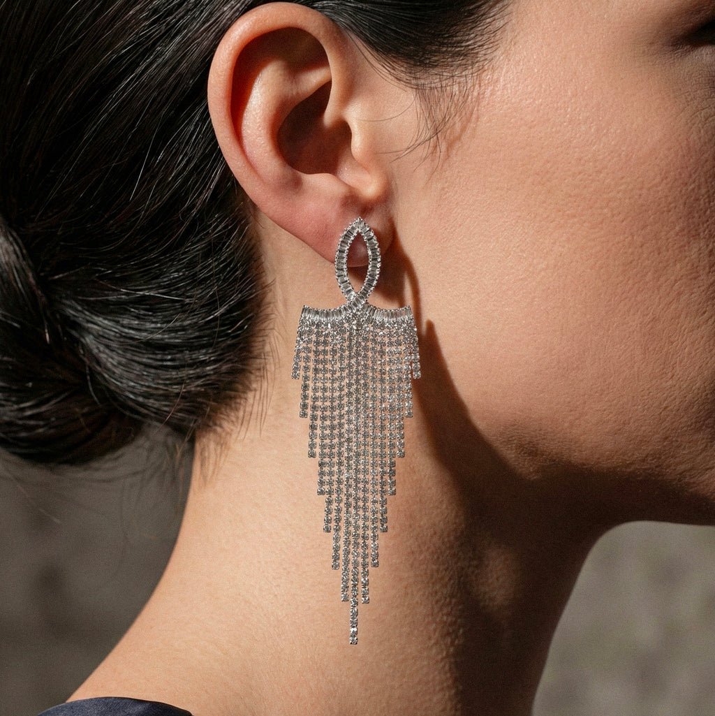 ORECCHINI SILVER CHANDELIER