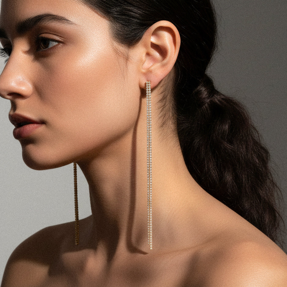 ORECCHINI VANITY GOLD