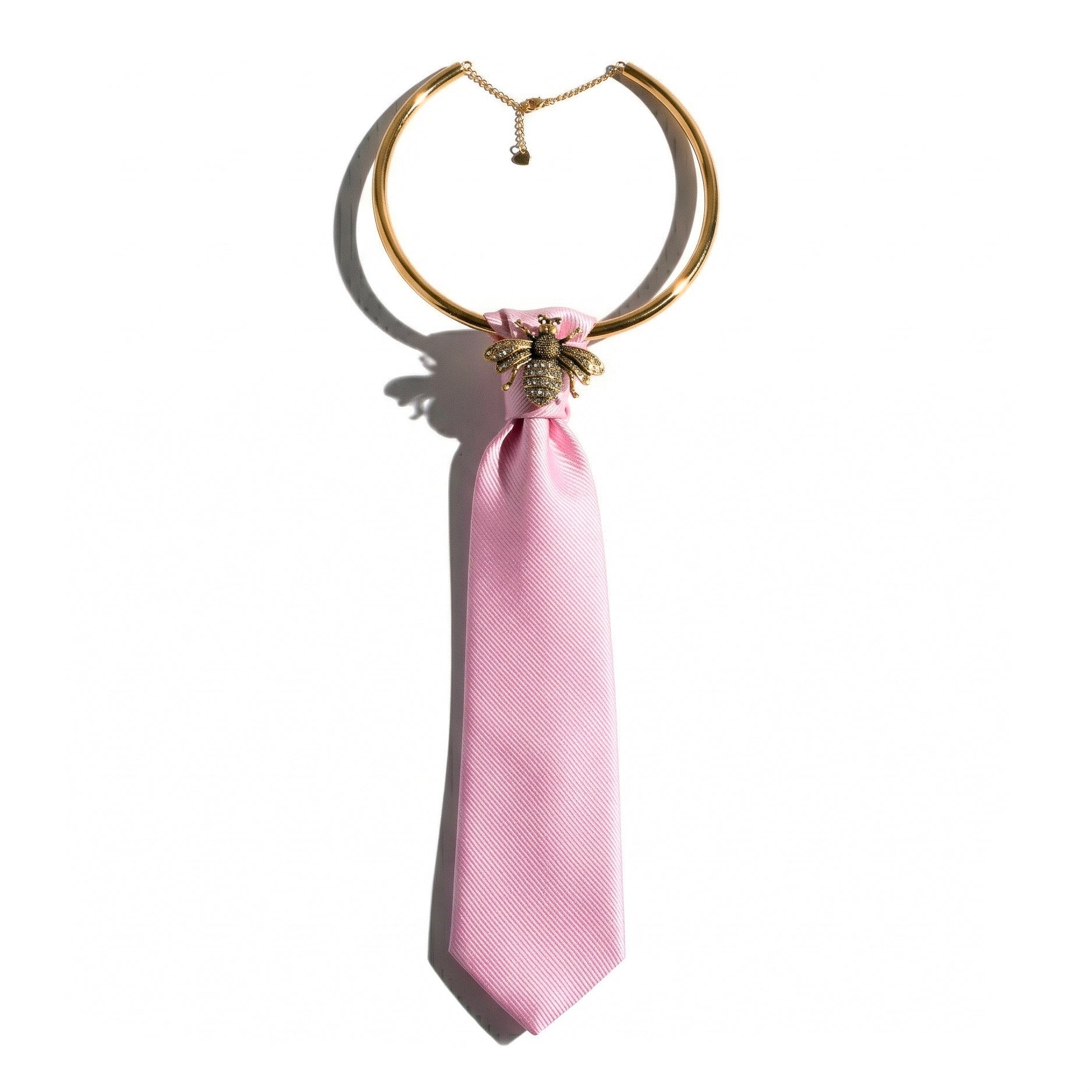 METAL CHOCKER - PINK LADY GOLD