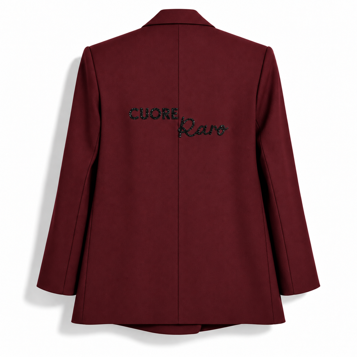 BLAZER  FRANGE - CUORE RARO BORDEAUX