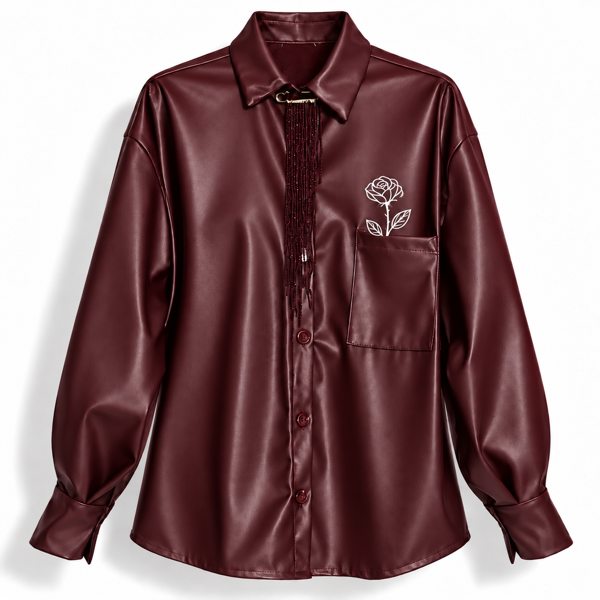 CAMICIA ECOPELLE - PETALI E SPINE