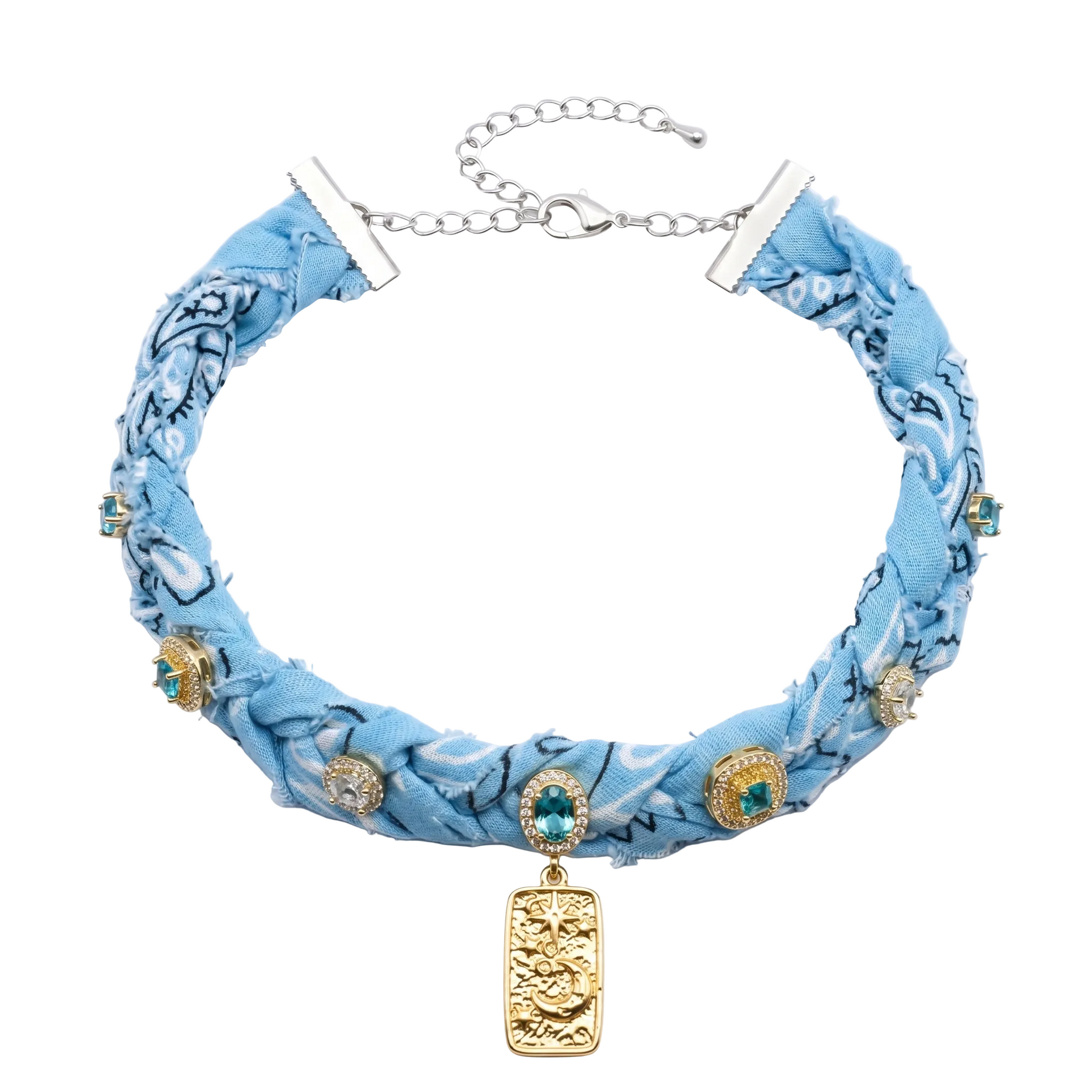 BANDANA CHOCKER - SHINY CHARMS