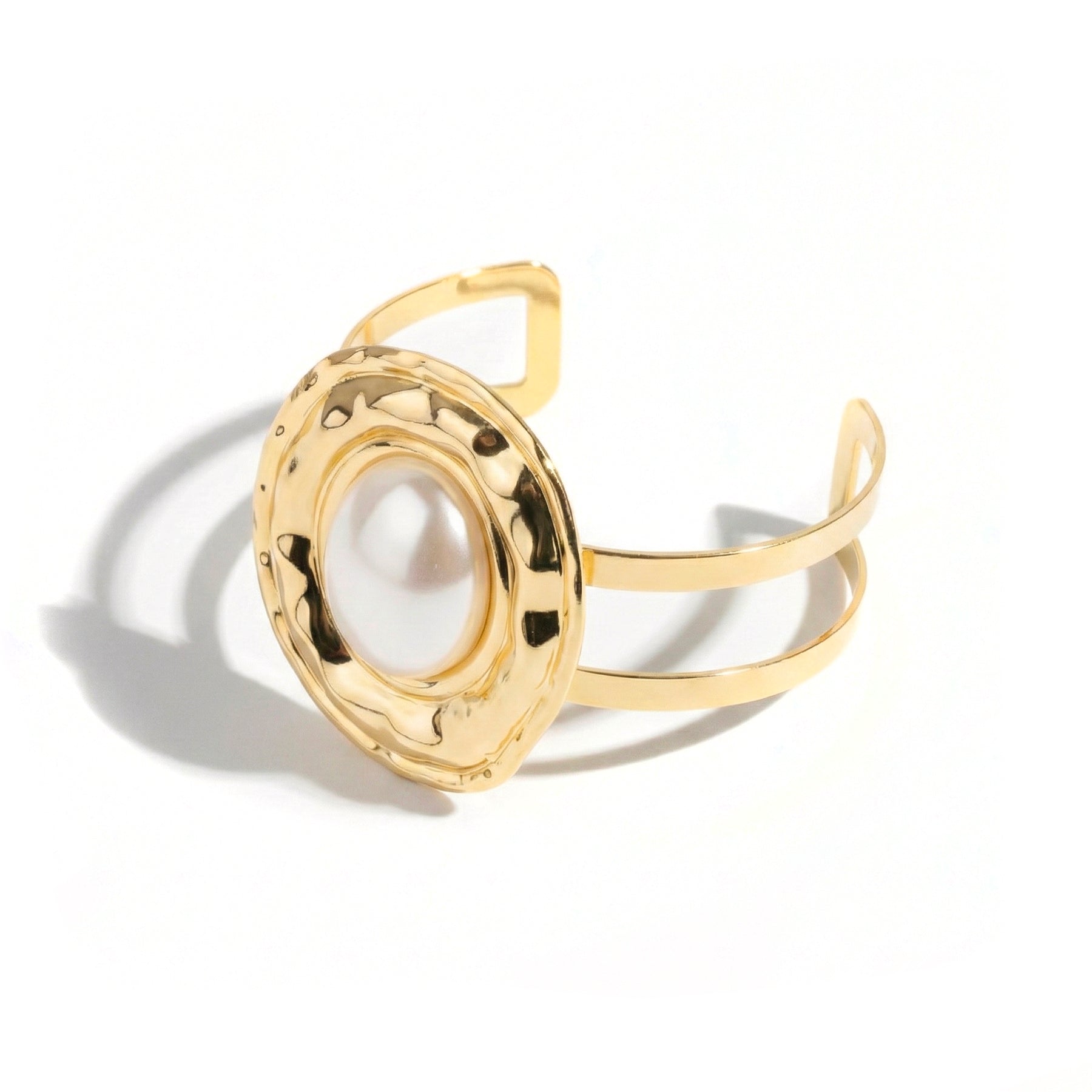 BRACCIALE BIG PEARL GOLD