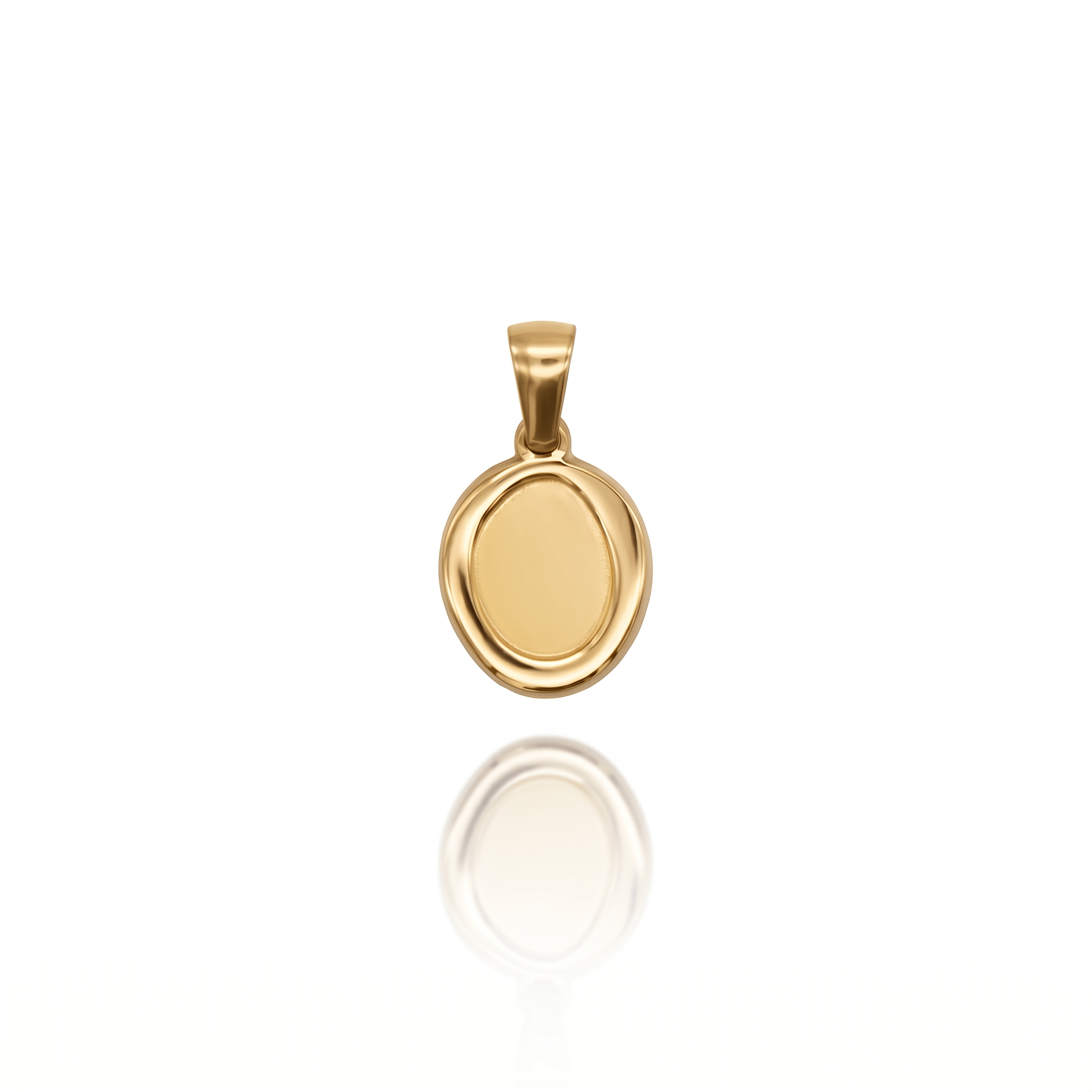 MEMORIES - CHARM MINI OVALE ASIMMETRICO PERSONALIZZABILE