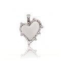 MEMORIES - CHARM CUORE ASIMMETRICO PERSONALIZZABILE