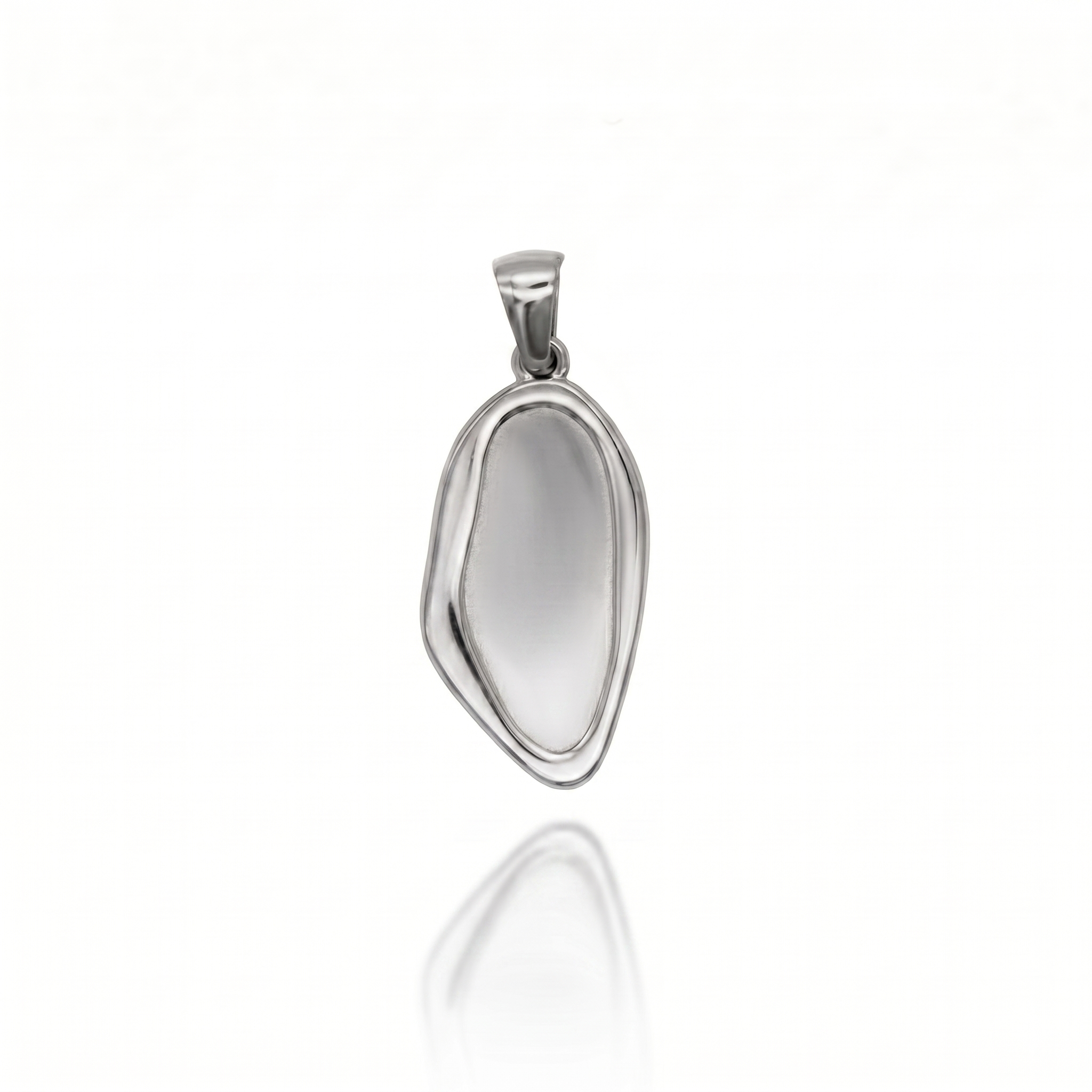 MEMORIES - CHARM OVALE LARGO ASIMMETRICO PERSONALIZZABILE