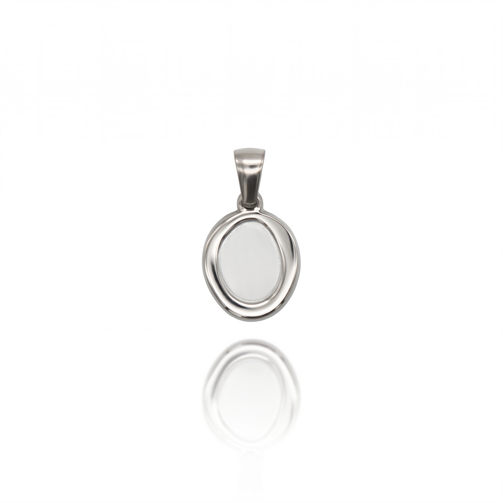 MEMORIES - CHARM MINI OVALE ASIMMETRICO PERSONALIZZABILE
