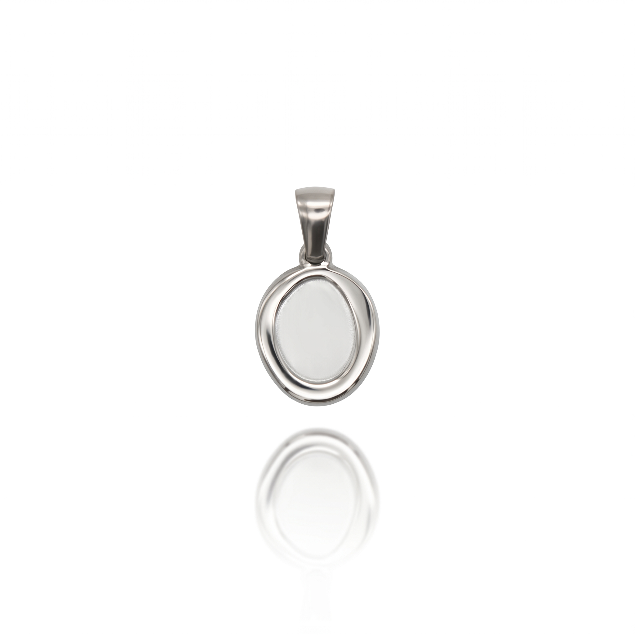 MEMORIES - CHARM MINI OVALE ASIMMETRICO PERSONALIZZABILE
