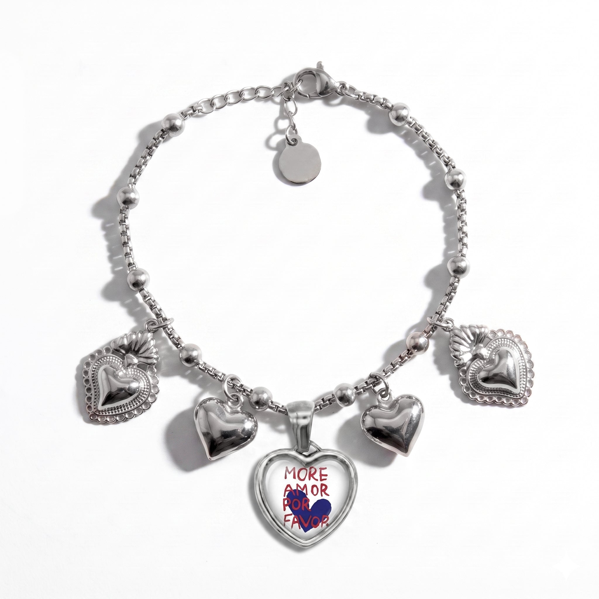 MEMORIES - BASE BRACCIALE HEARTS (no charm)