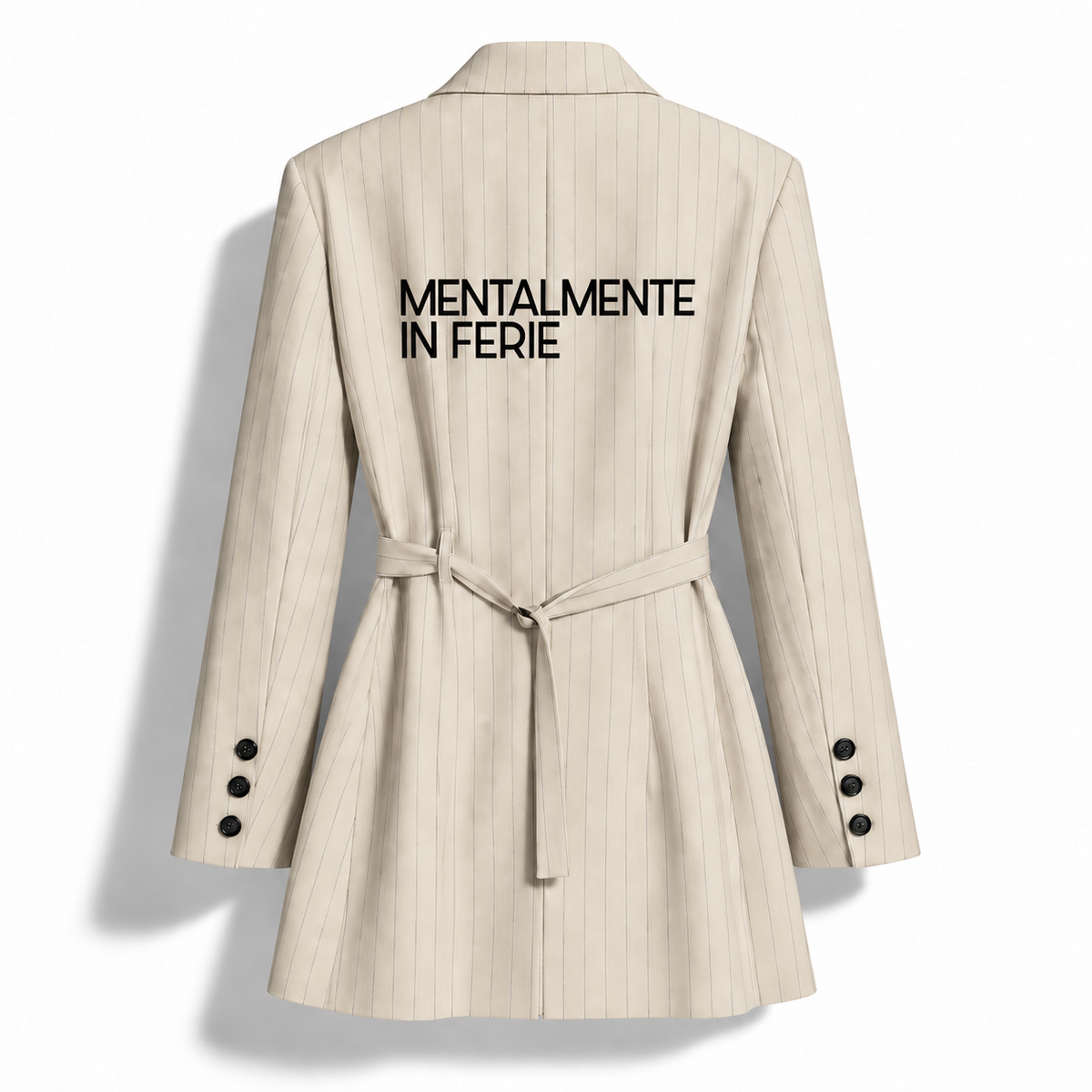 BLAZER GESSATO - MENTALMENTE IN FERIE