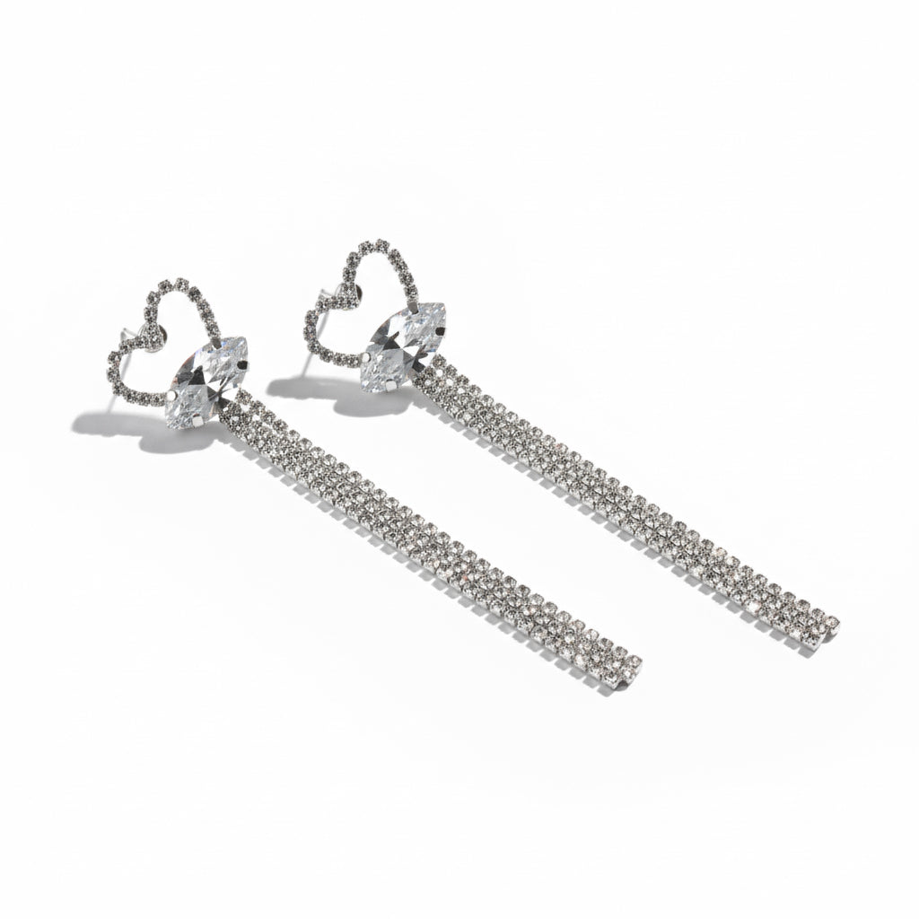 ORECCHINI SILVER HEART