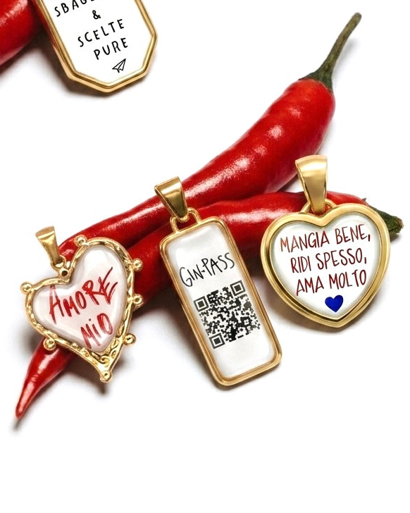 MEMORIES - CHARM RETTANGOLO MEDIO PERSONALIZZABILE