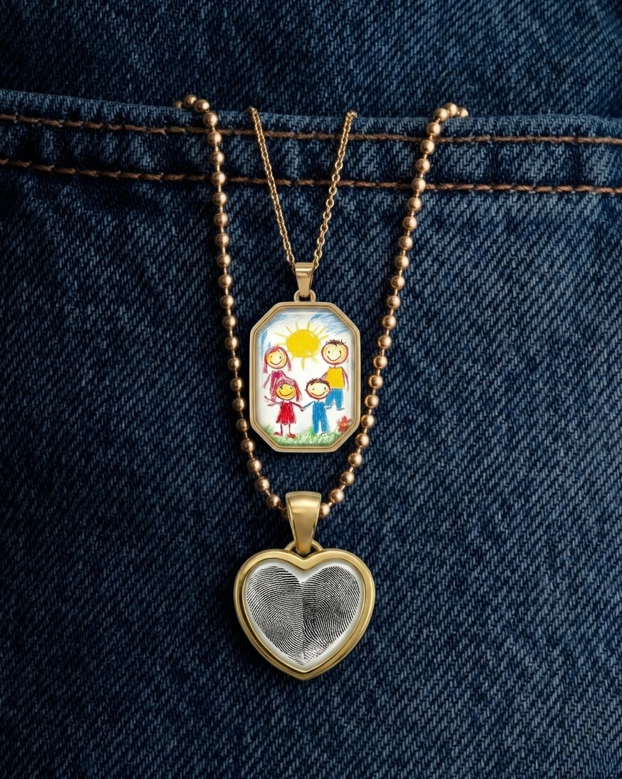 MEMORIES - CHARM CUORE CLASSICO PERSONALIZZABILE