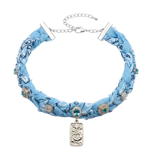 BANDANA CHOKER - SHINY CHARMS