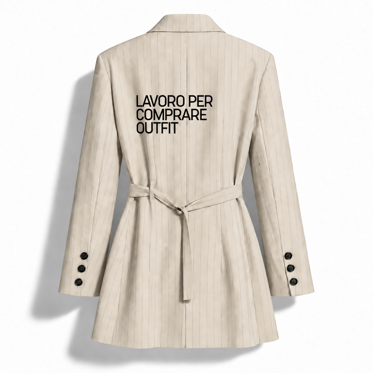 BLAZER GESSATO - LAVORO PER COMPRARE OUTFIT PANNA
