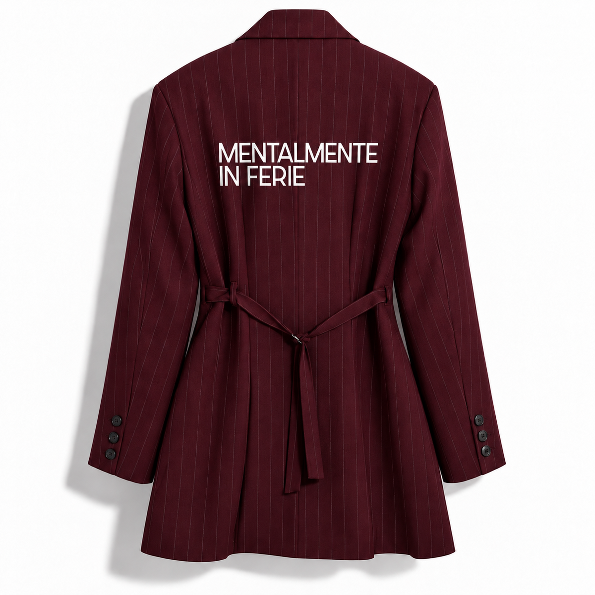 BLAZER GESSATO - MENTALMENTE IN FERIE