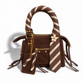 MIRROR BAG - MILLIE SUEDE CACAO