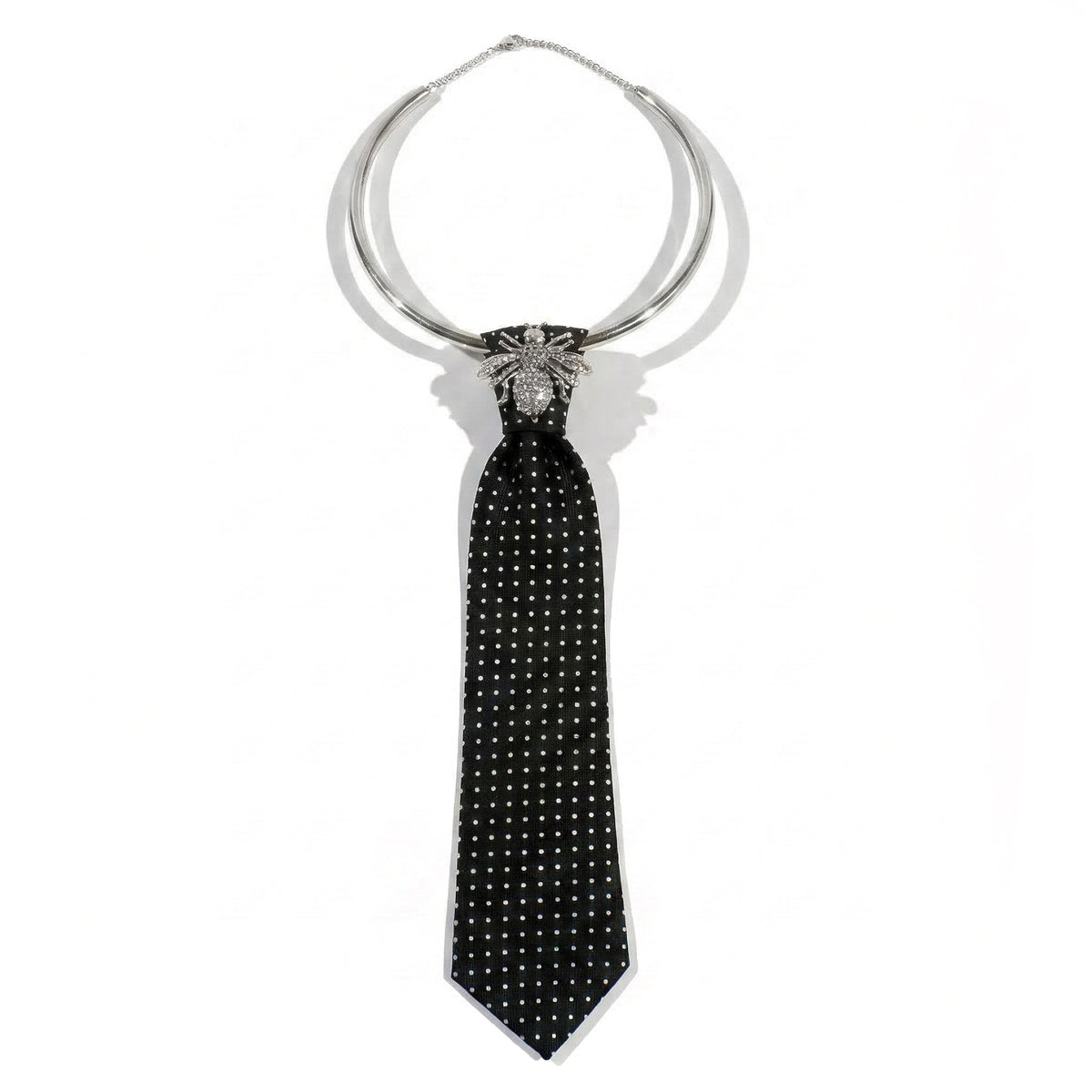METAL CHOKER - SILVER BEE