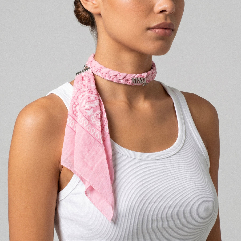 BANDANA CHOCKER - ROSE