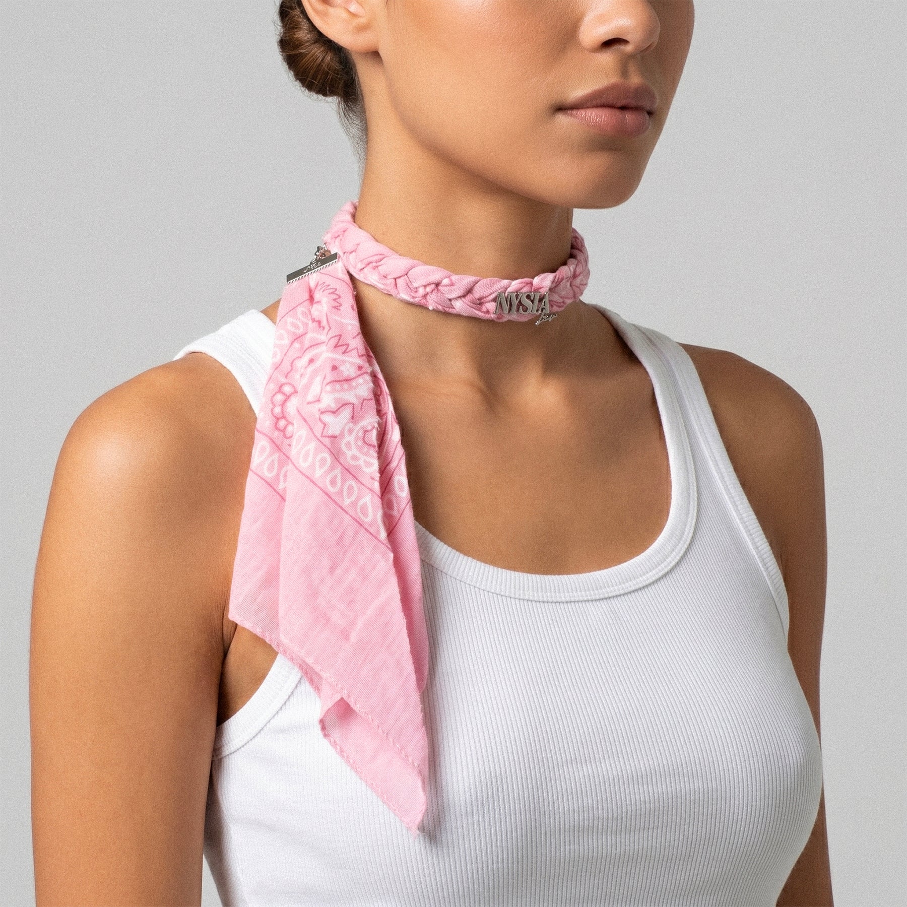 BANDANA CHOCKER - ROSE