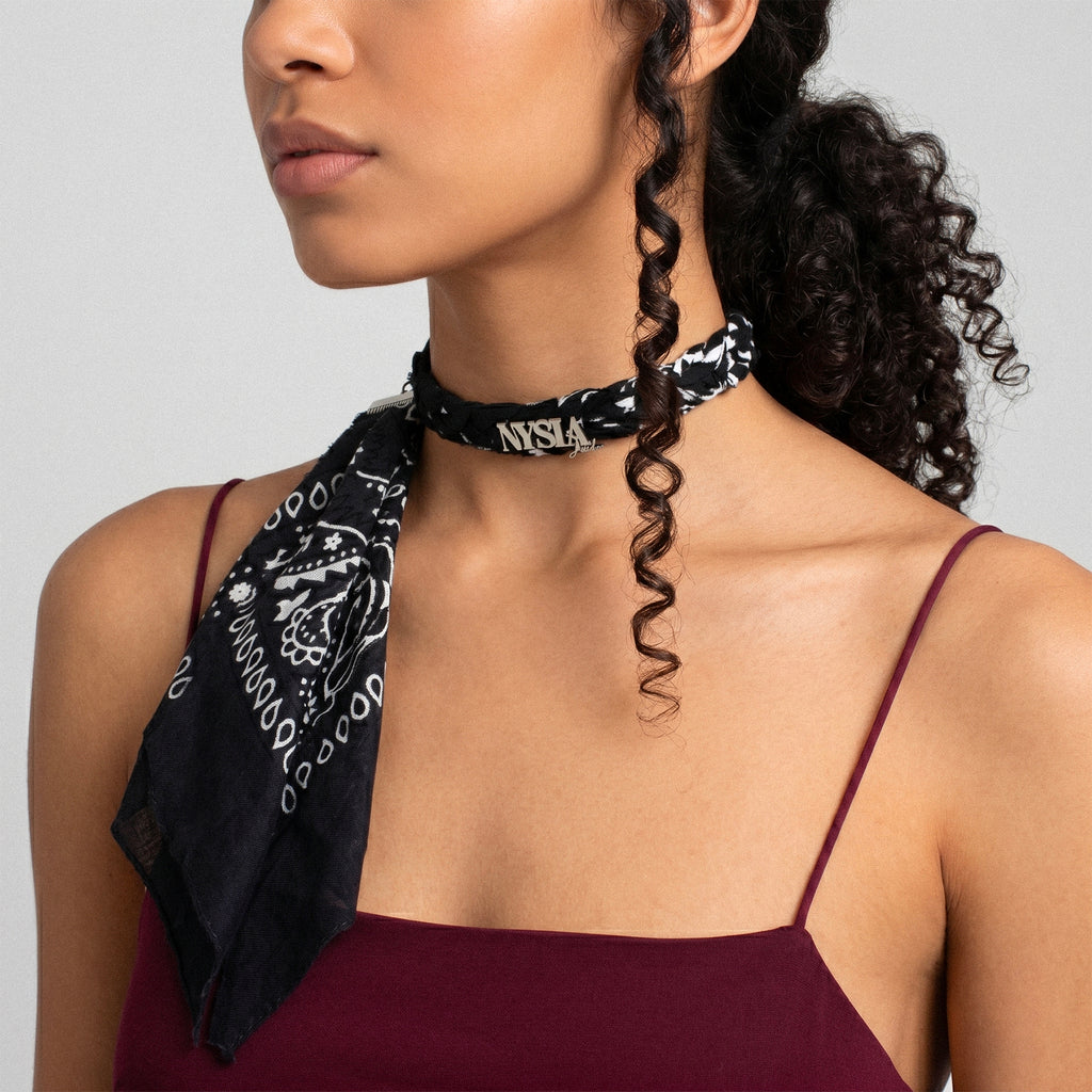 BANDANA CHOCKER - BLACK