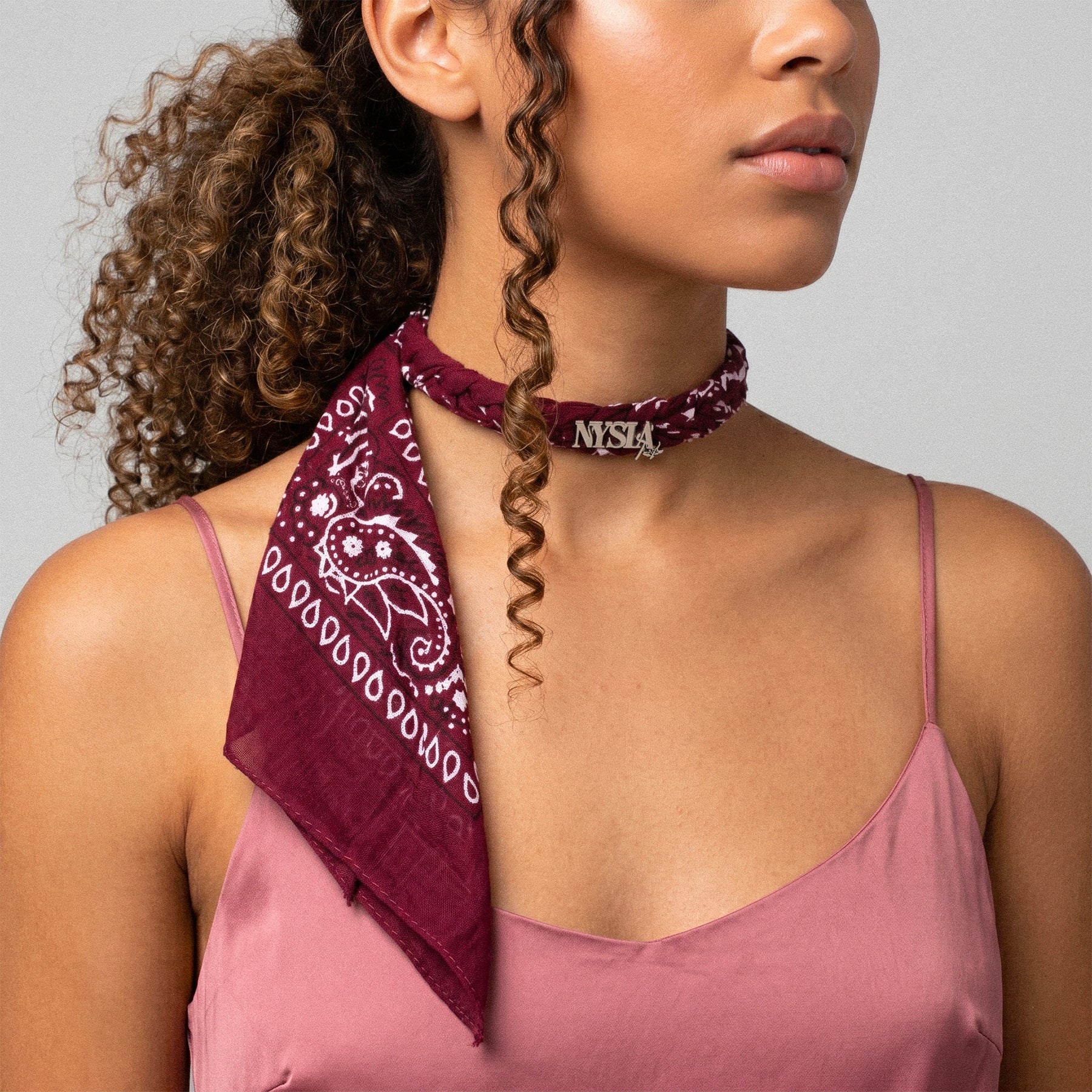 BANDANA CHOCKER - BORDEAUX