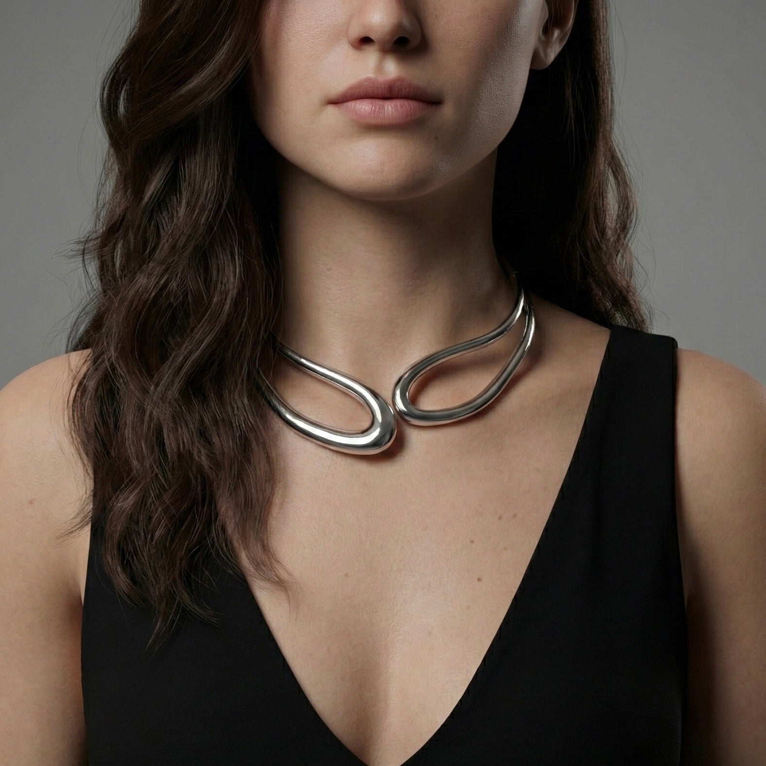 COLLANA ROXY SILVER