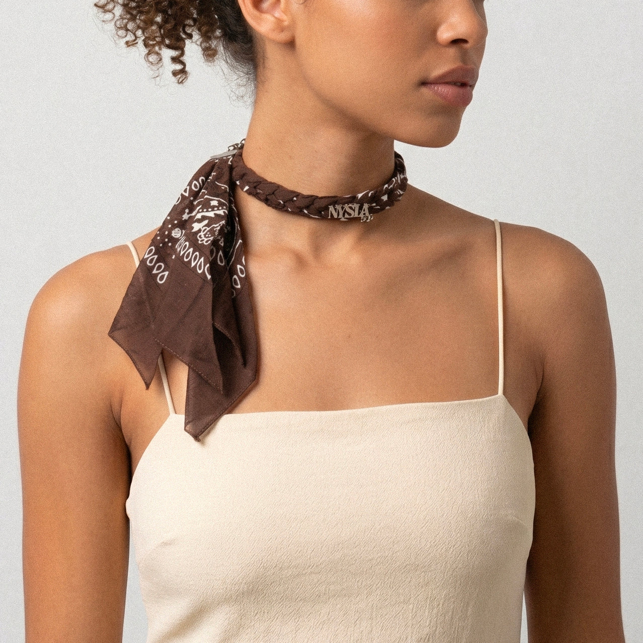 BANDANA CHOKER - YELLOW