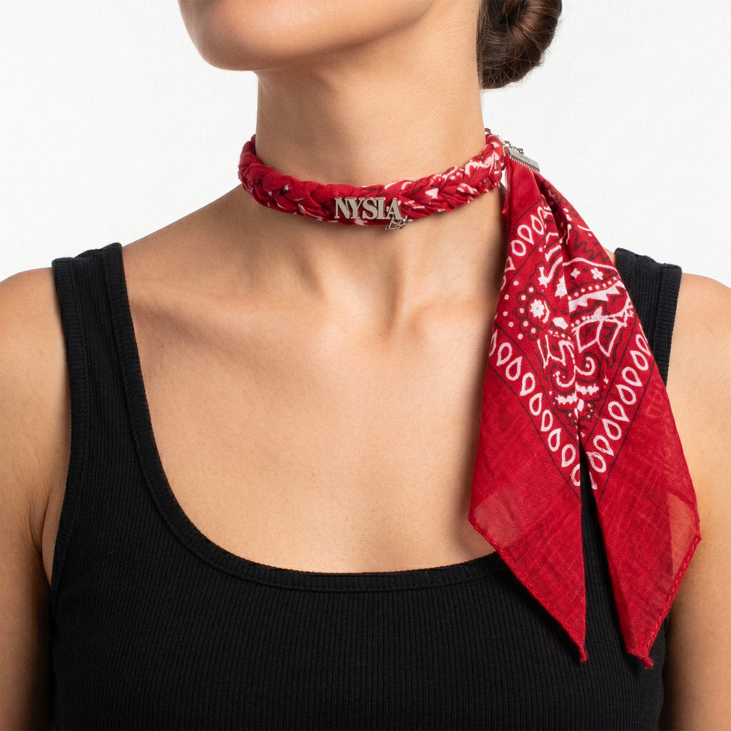 BANDANA CHOCKER - RED
